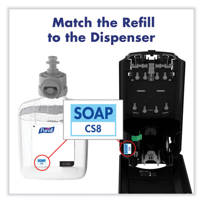 CS8 Soap Dispenser, 1,200 mL, 5.79 x 3.93 x 10.31, White