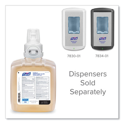 Healthy Soap 2.0% CHG Antimicrobial Foam Refill for CS8 Dispensers, Fragrance-Free, 1,200 mL, 2/Carton