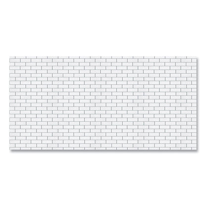 Fadeless Paper Roll, 50 lb Bond Weight, 48 x 50 ft, White Subway Tile