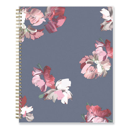 Life Note-It Leah Weekly/Monthly Notes Planner, Floral Artwork, 11 x 8.5, Gray/Pink/White Cover, 12-Month (Jan to Dec): 2026