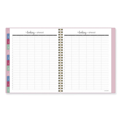 Harmony Weekly/Monthly Poly Planner, 8.81 x 7.88, Pink Cover, 13-Month: Jan 2026 to Jan 2027