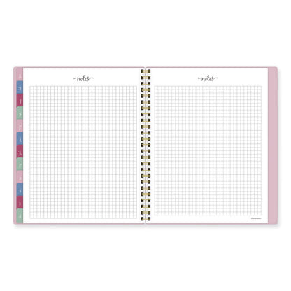 Harmony Weekly/Monthly Poly Planner, 8.81 x 7.88, Pink Cover, 13-Month: Jan 2026 to Jan 2027