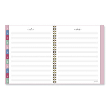 Harmony Weekly/Monthly Poly Planner, 8.81 x 7.88, Pink Cover, 13-Month: Jan 2026 to Jan 2027
