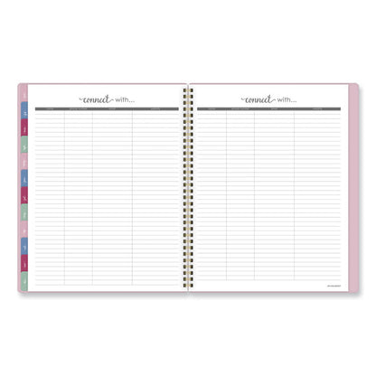 Harmony Weekly/Monthly Poly Planner, 11 x 9.38, Pink Cover, 13-Month: Jan 2026 to Jan 2027