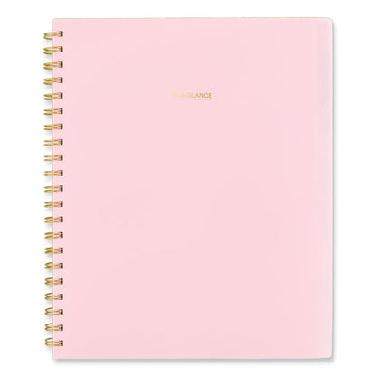 Harmony Weekly/Monthly Poly Planner, 11 x 9.38, Pink Cover, 13-Month: Jan 2026 to Jan 2027