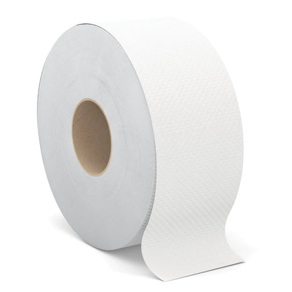 Select Jumbo Bath Tissue, Septic Safe, 2-Ply, 3.3" x 750 ft, White, 12 Rolls/Carton