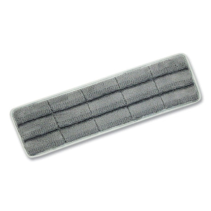 OmniClean Microfiber Pads, 16", Gray, 5/Pack