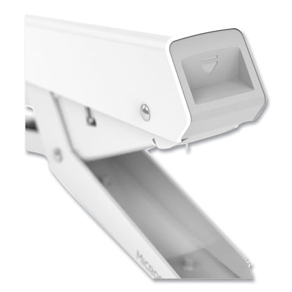 LX890 Handheld Plier Stapler with Antimicrobial Protection, 40-Sheet Capacity, 0.25"/0.31" Staples, White