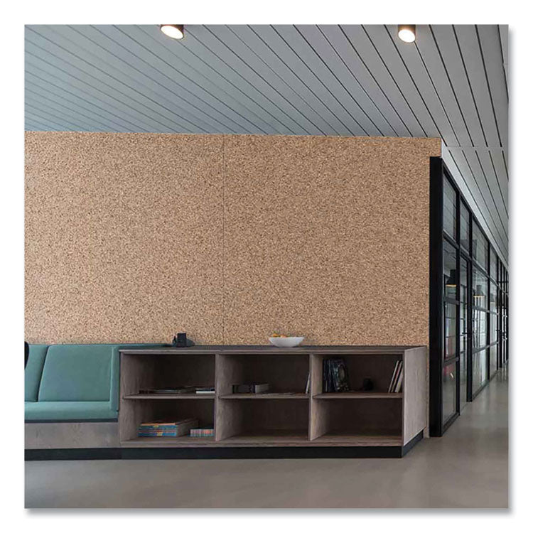 Natural Cork Roll, 48.5" x 0.25" x 144", Natural Brown