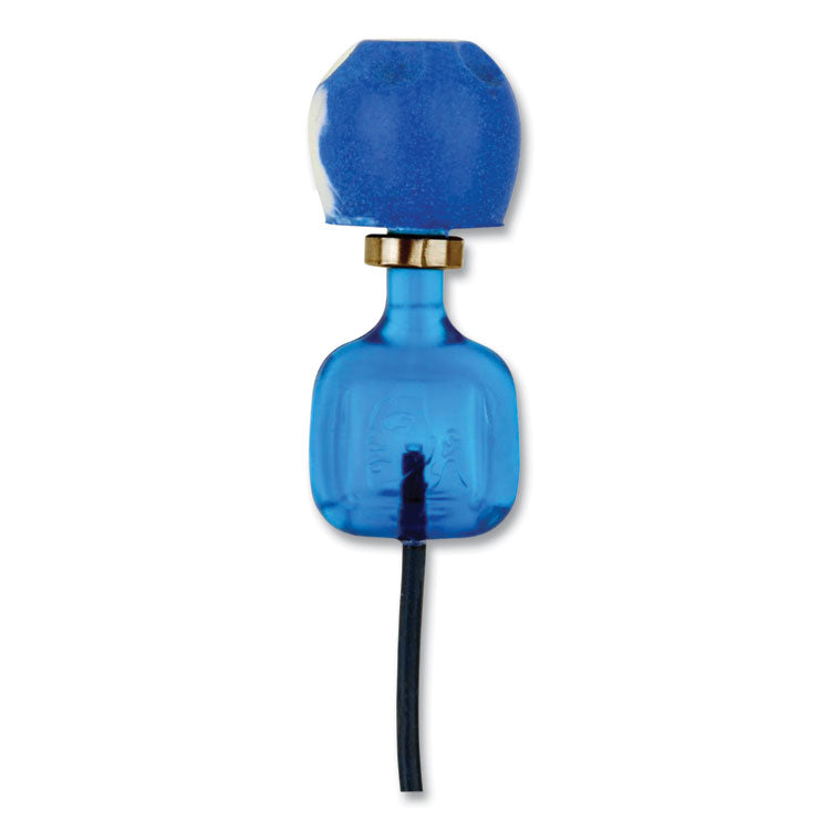 TrustFit Trak Metal Detectable Reusable Corded Foam Earplugs, 29 dB NRR, One Size Fits Most, White/Blue Pods, 1,000/Carton