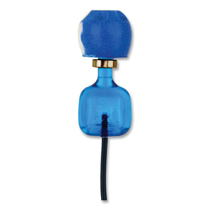 TrustFit Trak Metal Detectable Reusable Corded Foam Earplugs, 29 dB NRR, One Size Fits Most, White/Blue Pods, 1,000/Carton
