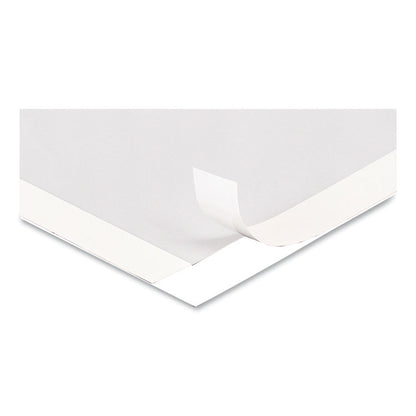 Self Adhesive Sign Holders, 11 x 17, Clear with White Border, 2/Pack