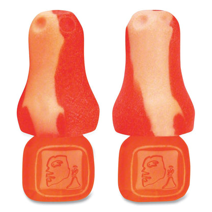 TrustFit Plus Reusable Bell Shaped Uncorded Foam Earplugs, 31 dB NRR, One Size Fits Most, Orange, 1,000/Carton