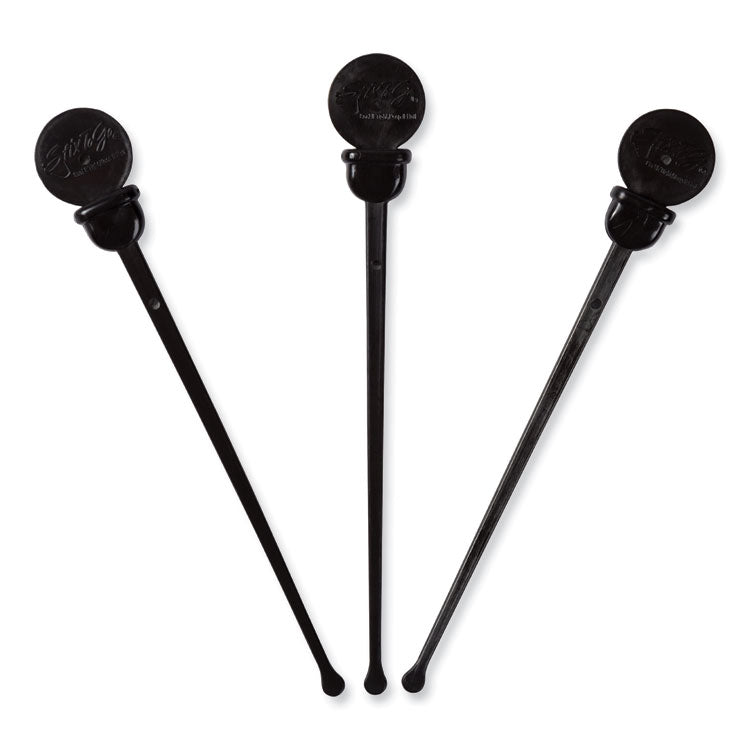 Beverage Plugs, 4.75", Black, 2,000/Carton