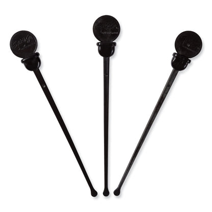 Beverage Plugs, 4.75", Black, 2,000/Carton