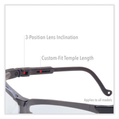 Genesis Safety Eyewear, Black Full Frame, Clear Dual Lens with Hydro-Shield Anti-Fog Coating