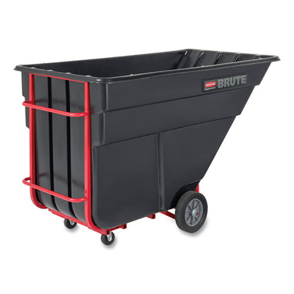 1.5 cu yd BRUTE Rotomolded Tilt Truck, 1,200 lb Capacity, Black