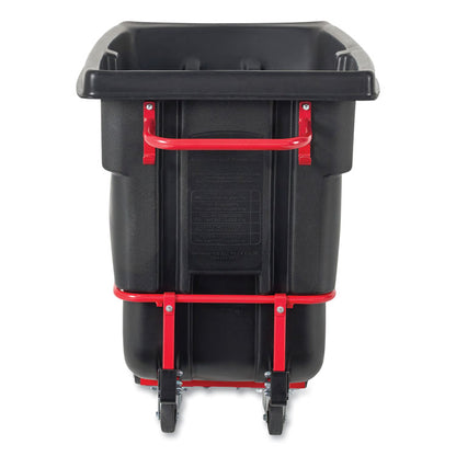 0.5 cu yd BRUTE Rotomolded Tilt Truck, 1,400 lb Capacity, Black