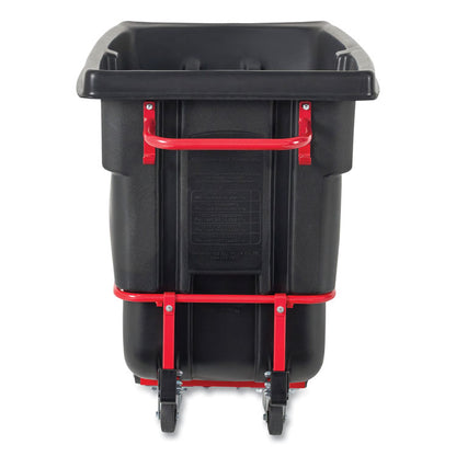 1 cu yd BRUTE Rotomolded Tilt Truck, 2,100 lb Capacity, Black