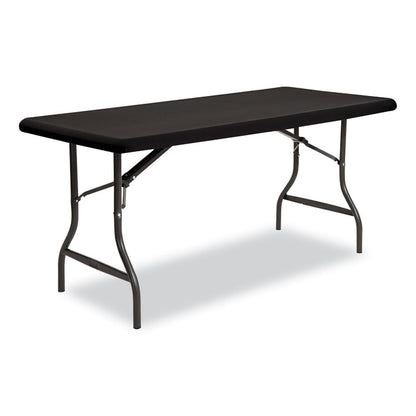 iGear Fabric Table Top Cap Cover, Polyester/Spandex, 30" x 96", Black