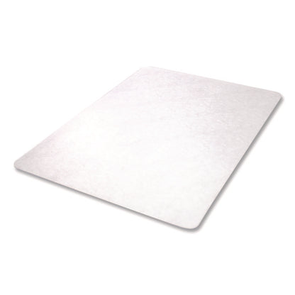 SuperGrip Chair Mat for Flat to Low Pile Carpeted and Hard Floors, Rectangular, 48" x 36", Clear, Ships Rolled