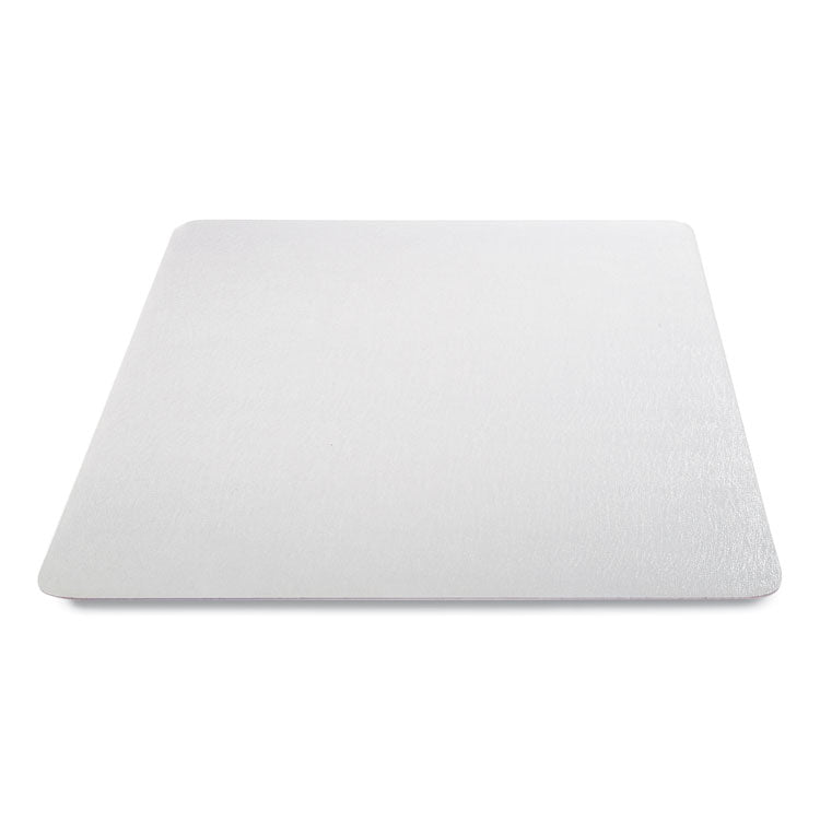 SuperGrip Chair Mat for Flat to Low Pile Carpeted and Hard Floors, Rectangular, 48" x 36", Clear, Ships Rolled