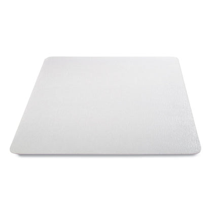 SuperGrip Chair Mat for Flat to Low Pile Carpeted and Hard Floors, Rectangular, 48" x 36", Clear, Ships Rolled