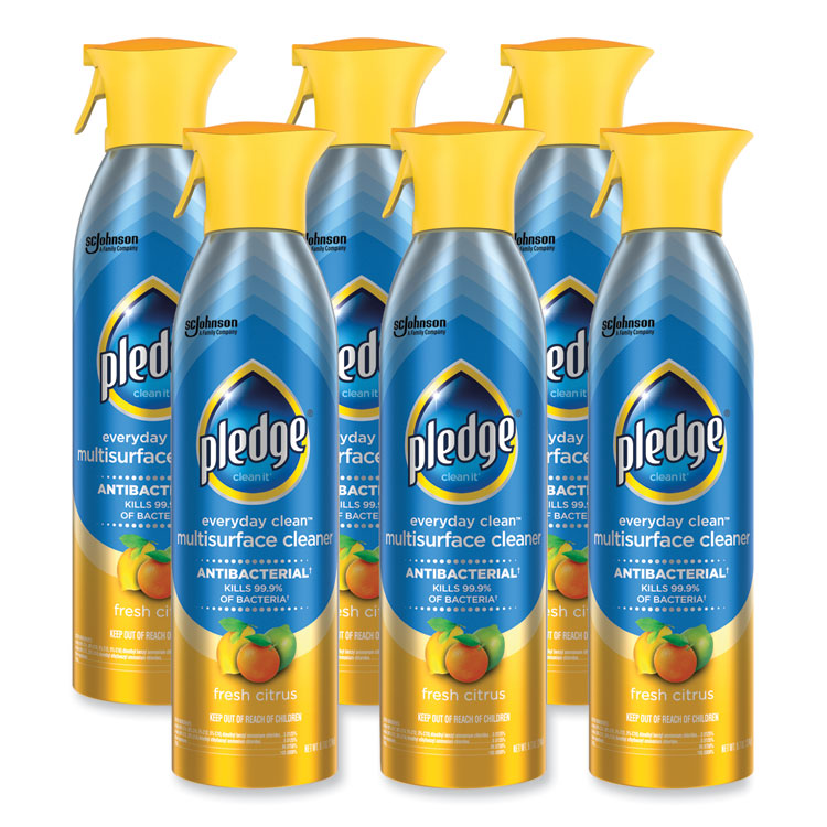 Multi Surface Antibacterial Everyday Cleaner, Citrus Scent, 9.7 oz Aerosol Spray, 6/Carton
