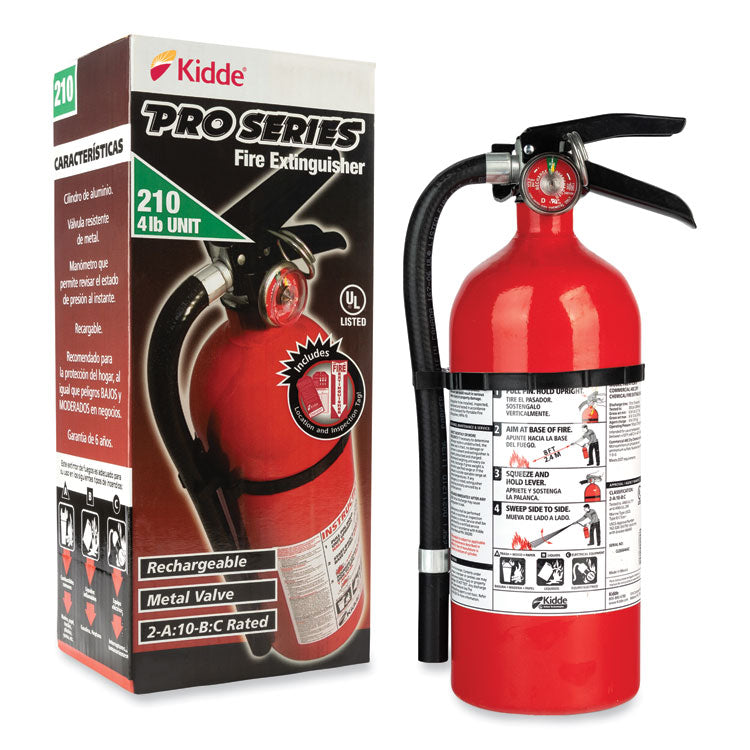 Pro 210 Fire Extinguisher, 2-A:10-B:C