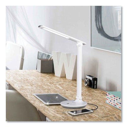 Wellness Series Sanitizing Emerge LED Desk Lamp, 23" High, White