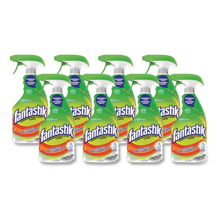 Disinfectant Multi-Purpose Cleaner Fresh Scent, 32 oz Spray Bottle, 8/Carton