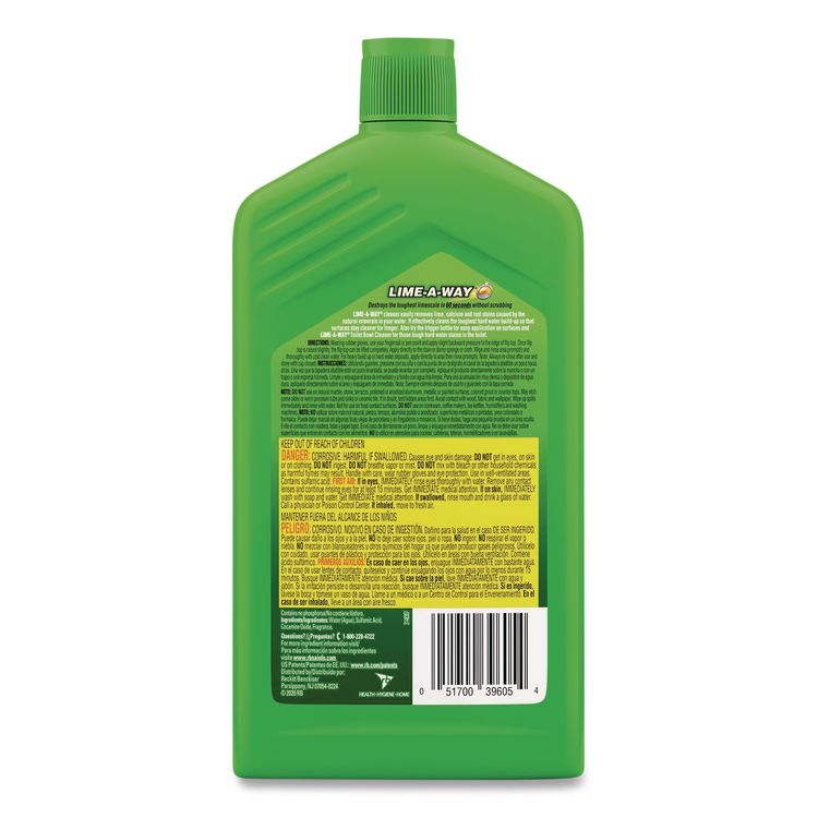 Lime, Calcium and Rust Remover, 28 oz Bottle