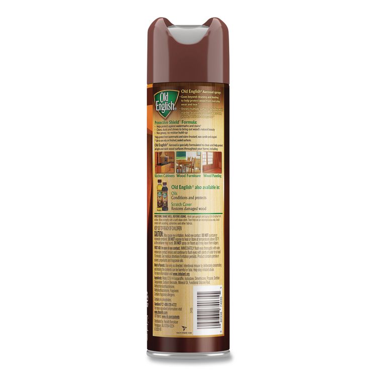 Furniture Polish, Fresh Lemon Scent, 12.5 oz Aerosol Spray