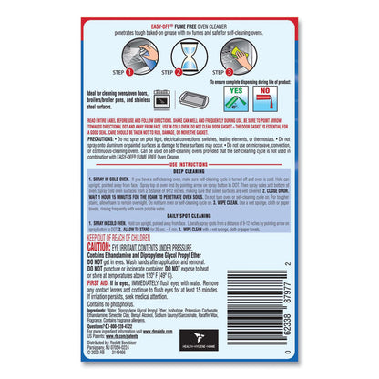 Fume-Free Oven Cleaner, 14.5 oz Aerosol Spray, 12/Carton