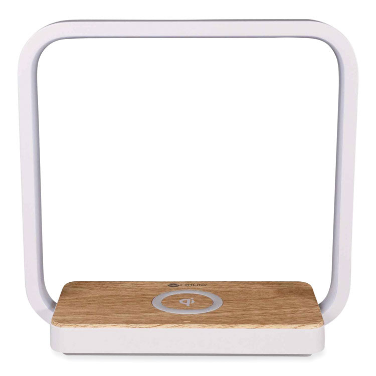 Wireless Charging Station with Night Light, USB, White