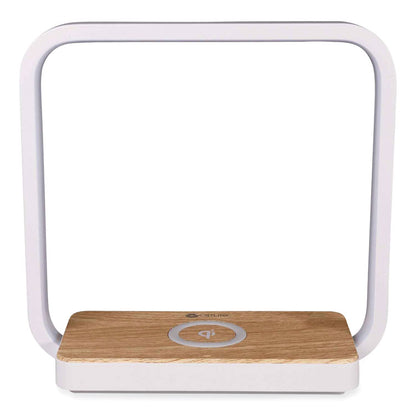 Wireless Charging Station with Night Light, USB, White