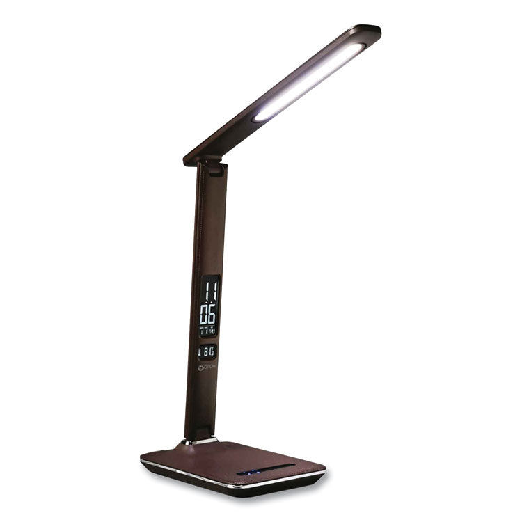 Wellness Series Renew LED Desk Lamp, 23" High, Brown