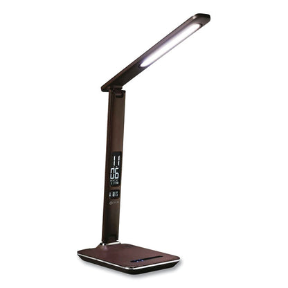 Wellness Series Renew LED Desk Lamp, 23" High, Brown