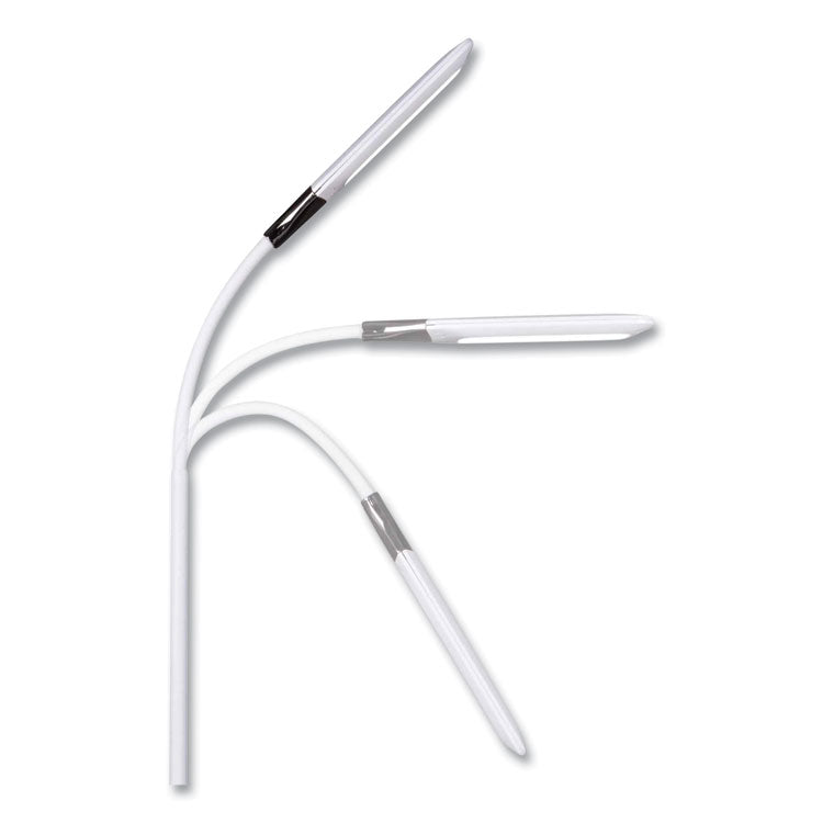 Wellness Series Sanitizing Enhance LED Desk Lamp, 8.5" to 11" High, White
