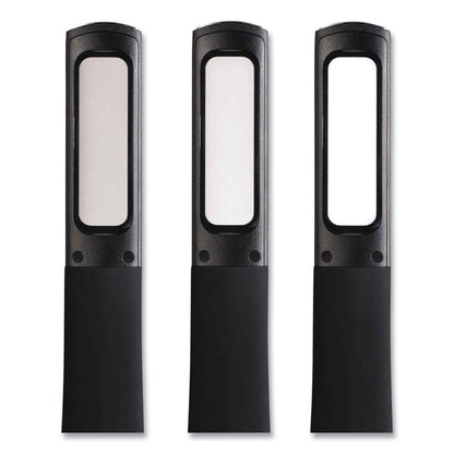 Wellness Series Recharge LED Desk Lamp, 10.75" to 18.75" High, Black