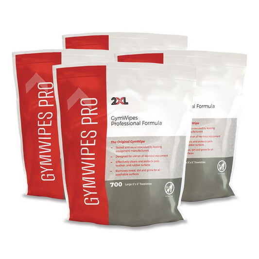 Gym Wipes Professional, 1-Ply, 6 x 8, Unscented, White, 700/Pack
