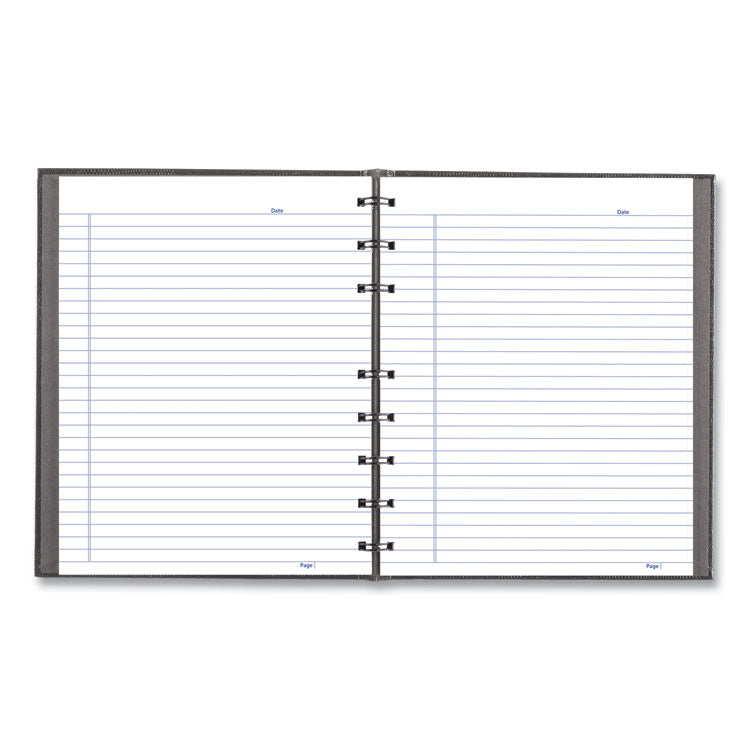 NotePro Notebook, 1-Subject, Medium/College Rule, Cool Gray Cover, (75) 9.25 x 7.25 Sheets