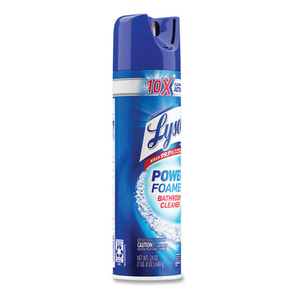 Power Foam Bathroom Cleaner, Unscented, 24 oz Aerosol Spray