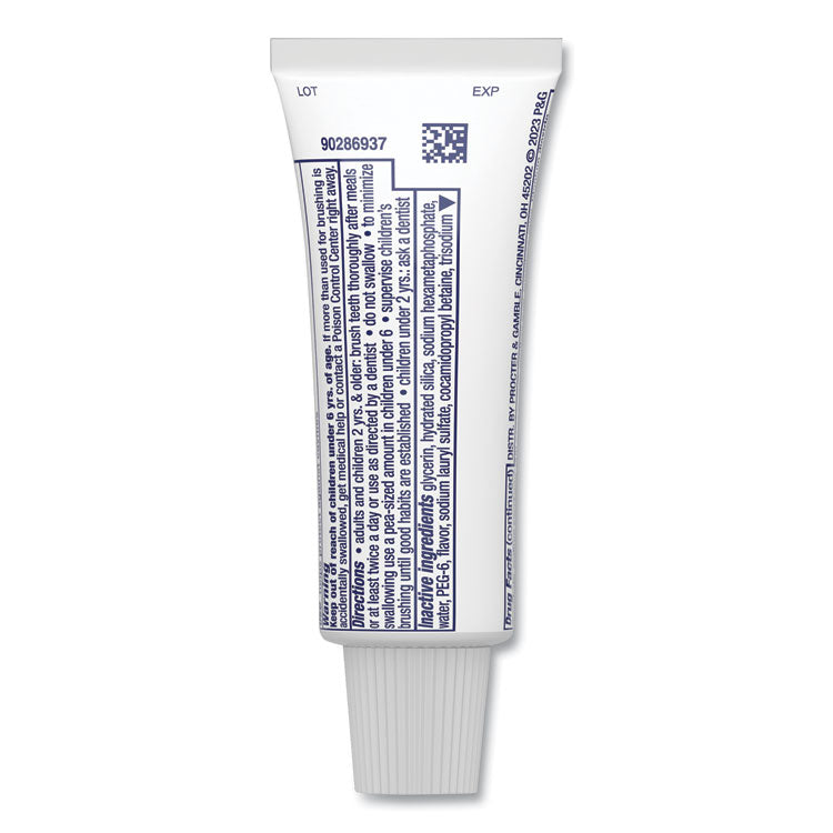 3D White Brilliance Advanced Whitening Technology + Advanced Stain Protection Toothpaste, Vibrant Peppermint, 0.85 oz, 72/CT