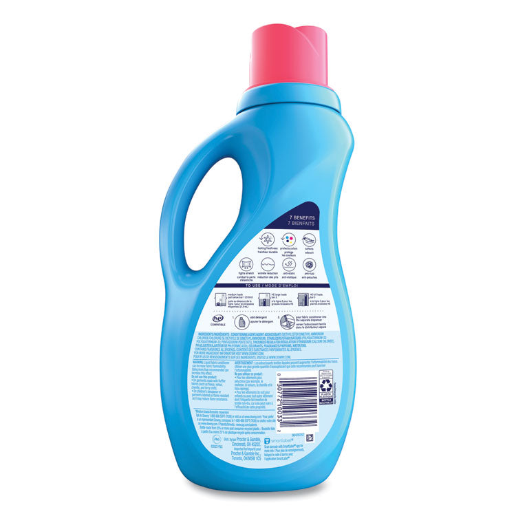 Liquid Fabric Softener, April Fresh Scent, 44 oz Bottle, 6/Carton