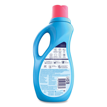 Liquid Fabric Softener, April Fresh Scent, 44 oz Bottle, 6/Carton