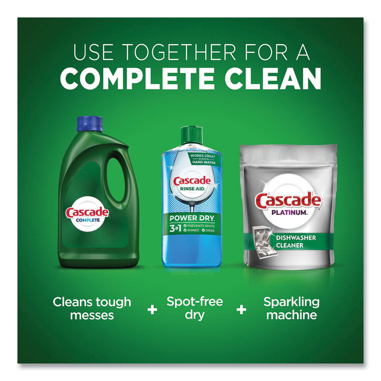 Complete Gel Dishwasher Detergent, Fresh Scent, 120 oz Bottle, 4/Carton