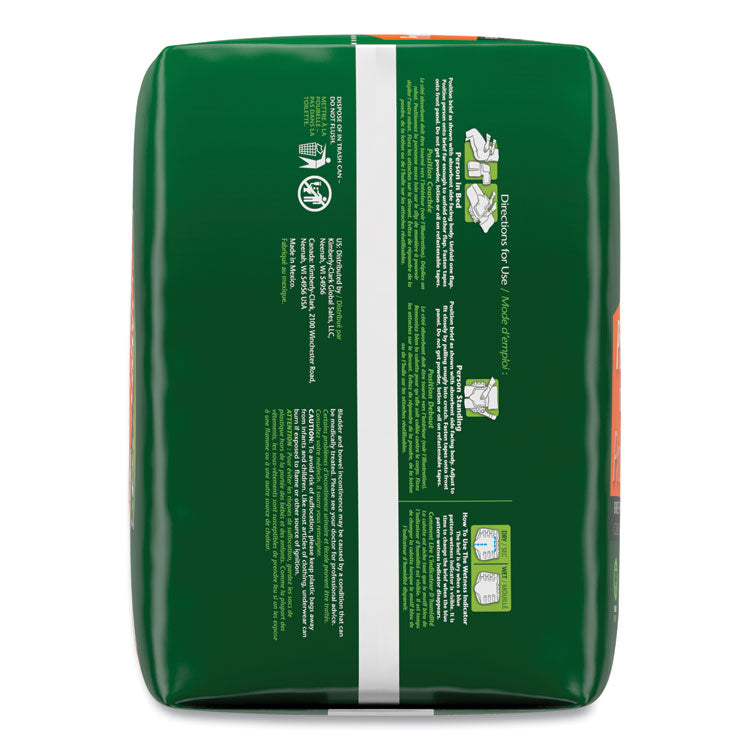 Incontinence Protection with Tabs, Large, 35" to 49" Waist, 16/Pack, 3 Packs/Carton
