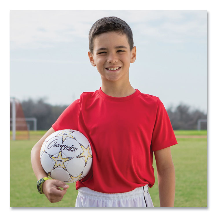 VIPER Soccer Ball, No. 3 Size, 7.25" to 7.5" Diameter, White