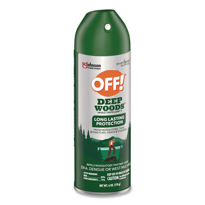Deep Woods Insect Repellent, 6 oz Aerosol Spray, 12/Carton